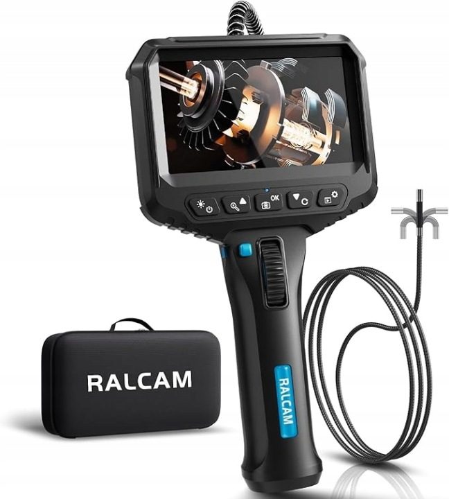 Инспекционная камера boroskop Ralcam R406S эндоскоп 6.2 мм HD 4.3" HD IP67 3h, фото 1