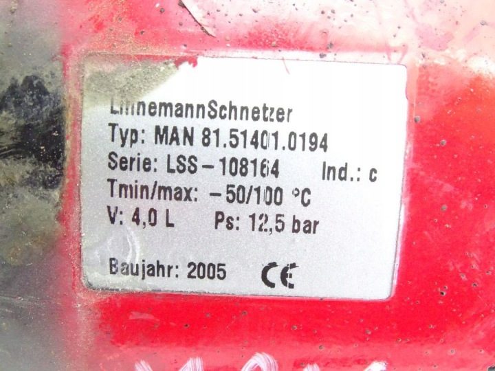 MAN TGA 00-07 РЕСИВЕР 4L 25 см Ø 14 см, фото 5