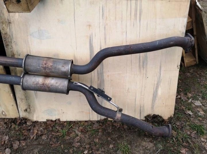 ГЛУШИТЕЛЬ В СБОРЕ BMW E65 4.4i 7505798 7505799 7505797, фото 9