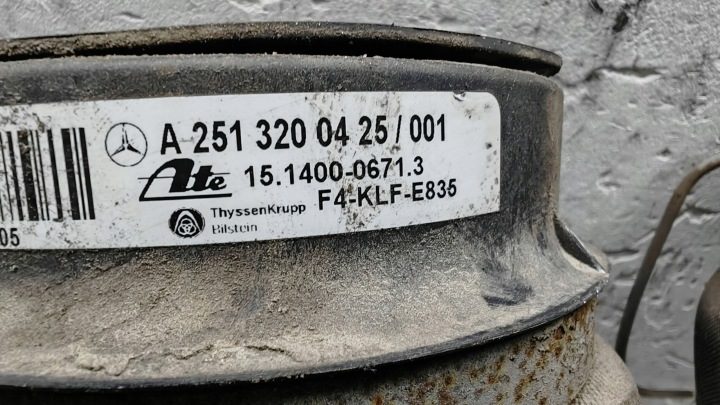 ПНЕВМОБАЛЛОН ПОДУШКА ЗАДНЯЯ ПОДВЕСКА ПНЕВМАТИЧЕСКАЯ MERCEDES W251 R A2513200425, фото 6