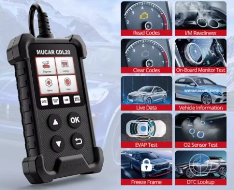 Mucar Устройство диагностическое OBD2, CDL2 для автомобиля сканер kodów, фото 3