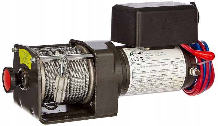 RIBITECH 2355 лебедка электрическая 2,2 тонны, фото 1