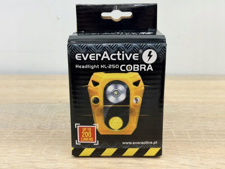 НАЛОБНЫЙ ФОНАРЬ СВЕТОДИОДНЫЙ everActive Cobra HL-250, фото 1