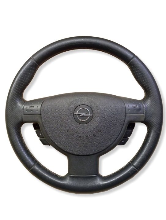 РУЛЬ OPEL CORSA C TIGRA B MERIVA A КОЖА ПЕРФОРИРОВАННАЯ ХОРОШАЯ, фото 1