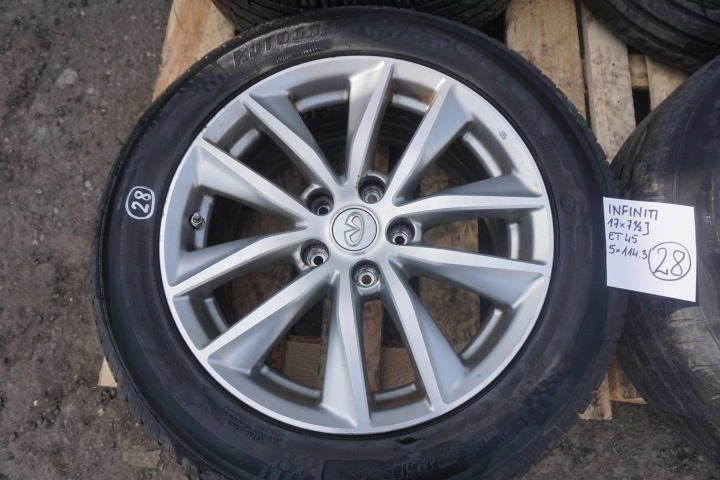 INFINITI Q50 2015 г. ДИСКИ 17 5X114.3 225/55R17 ET45, фото 2