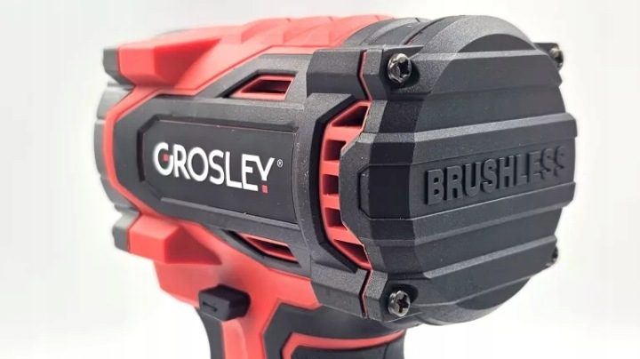 Ударный гайковерт 1/2″ 400 Нм GROSSLEY 2 аккумуляторы 2.0Ah зарядное устройство 2A КЕЙС, фото 4
