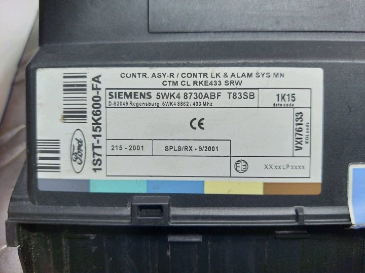 Блок комфорта Ford Focus MK1 5WK48730ABF 1S7T15K600FA, фото 4