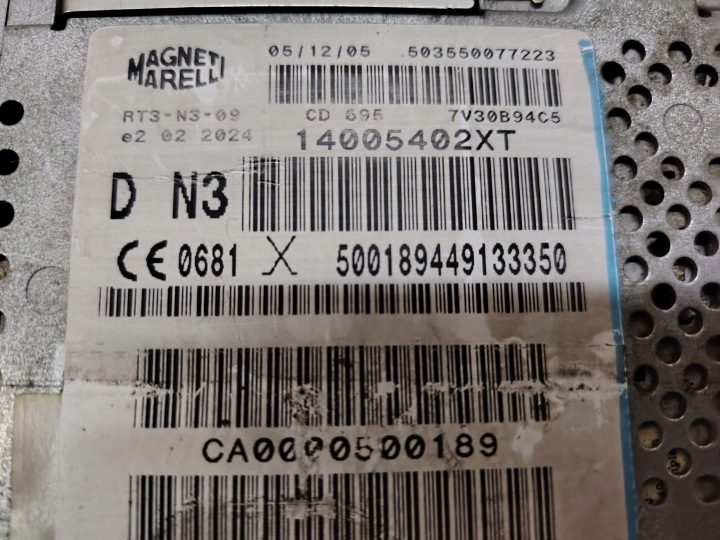 Магнитола Навигация RT3 MP3 GSM Magneti Marelli Peugeot Fiat Citroen 14005402XT, фото 4