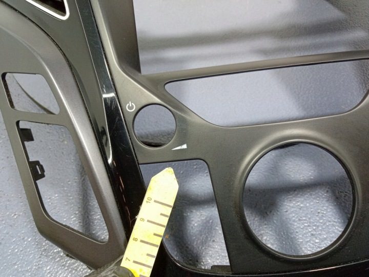 Hyundai I40 защита рамка центральной консоли магнитолы, фото 10