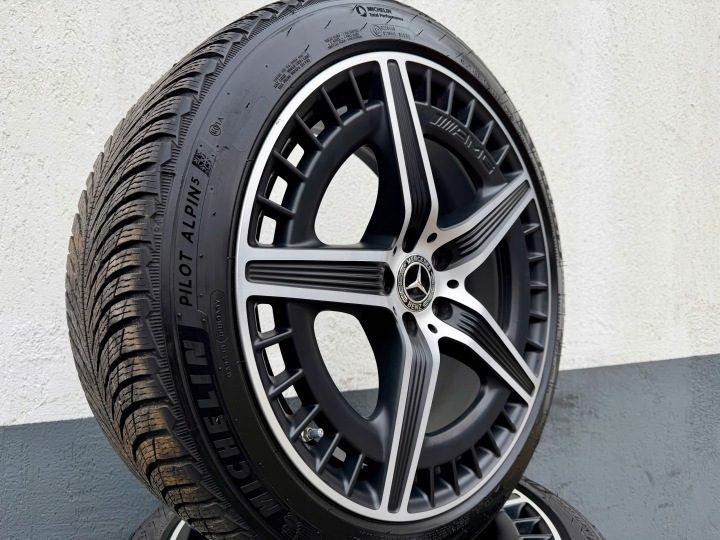ЛИТЫЕ ДИСКИ MERCEDES EQE 43 AMG 4Matic V295 Оригинальные 20 Зимние Черные МАТОВЫЕ, фото 1