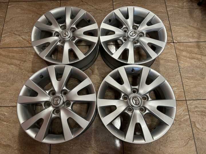 4× Литой диск Mazda OE 6.5" x 16" 5x114.3 ET 52,5, фото 1