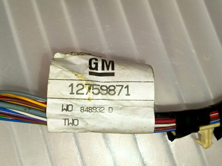 SAAB 93 жгут проводки двери передний 12759871 OE, фото 4