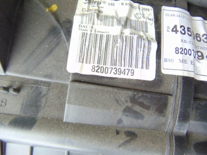 DACIA SANDERO I 1.4B 75 л.с. ХЭТЧБЕК 5D 2008 г. ОТОПИТЕЛЬ, фото 9