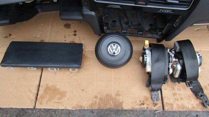 VW GOLF 7 VII РЕСТАЙЛИНГ ПАНЕЛЬ ТОРПЕДО КОНСОЛЬ В СБОРЕ ОРИГИНАЛ, фото 3