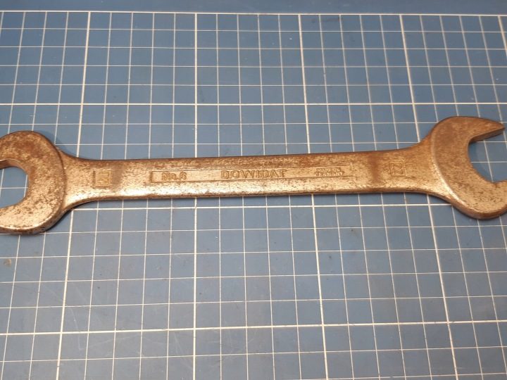 Рожковый ключ двусторонний DOWIDAT No.6 25x27 мм, фото 3