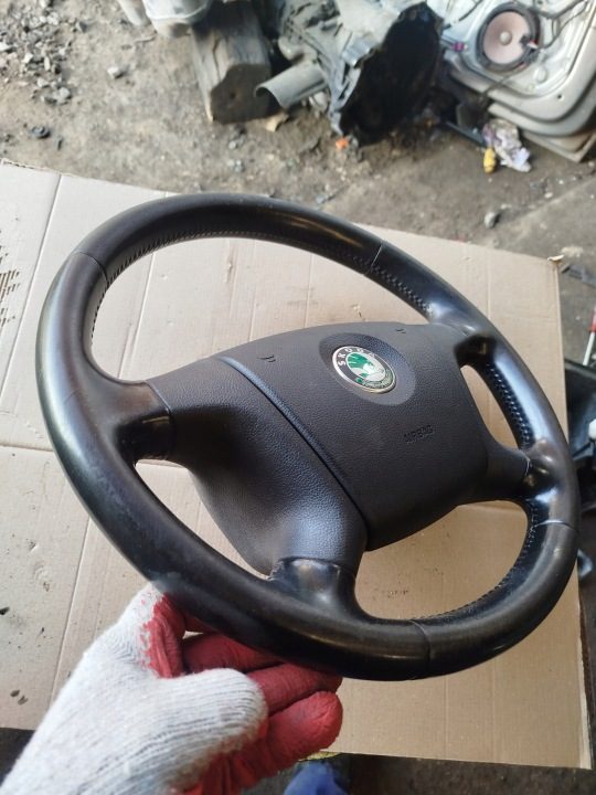Skoda Octavia II 2 04-13 РУЛЬ С ПОДУШКА БЕЗОПАСНОСТИ OE 1Z0419091M, фото 3