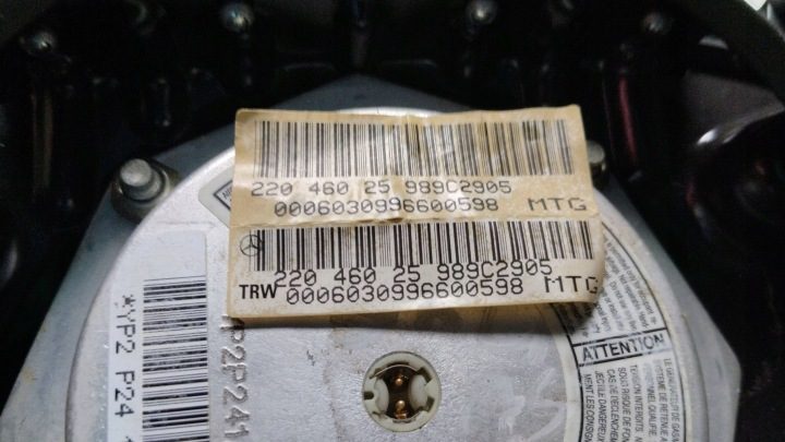Mercedes-Benz CL C215 W220 ПОДУШКА БЕЗОПАСНОСТИ AIRBAG ВОДИТЕЛЯ 22046025, фото 3