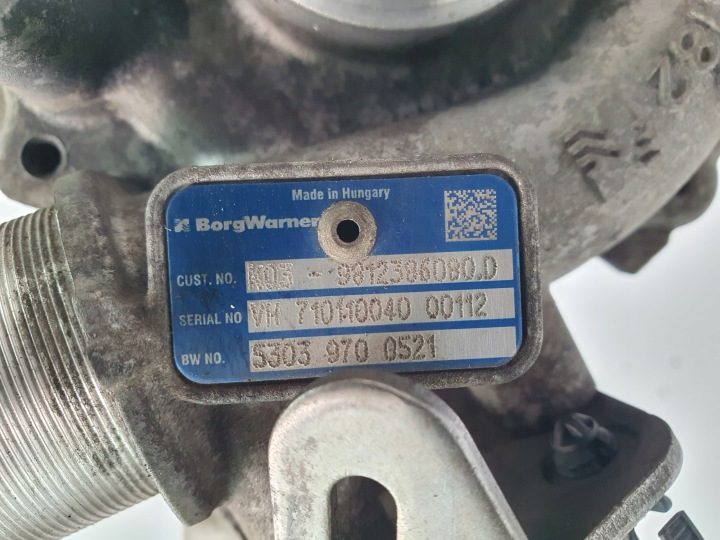 ТУРБОКОМПРЕССОР Citroen Jumper 2.2 BlueHDi 53039700521, фото 4
