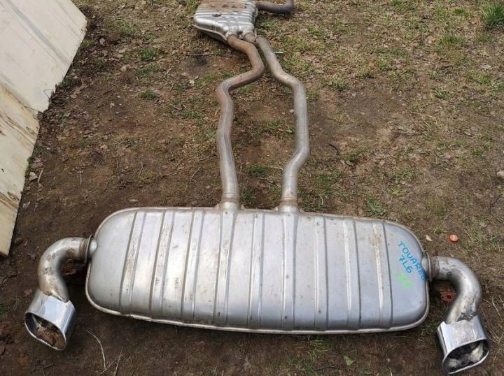 ГЛУШИТЕЛЬ В СБОРЕ VW TOUAREG I 7L6 БЕНЗИН 7L6253611N, фото 3