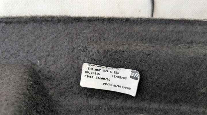 SEAT ALTEA 04-09 ПОЛКА ЗАДНЯЯ БАГАЖНИКА 5P0867769G, фото 10