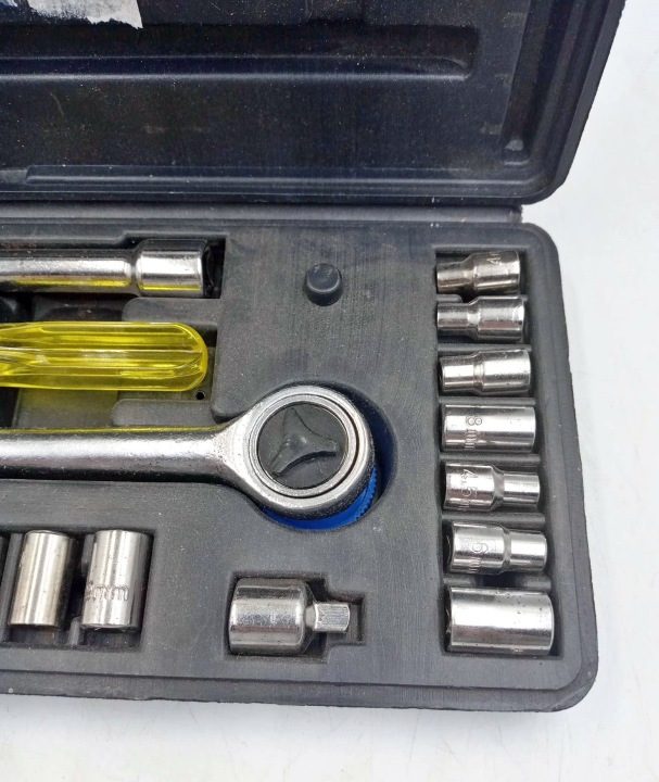 Торцевые головки в кейсе 21cz 3/8 4-19mm KN21, фото 3