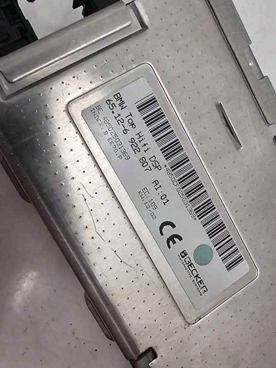 Блок управления аудио Hi-Fi BMW 7 E65 E66 65126922807, фото 6