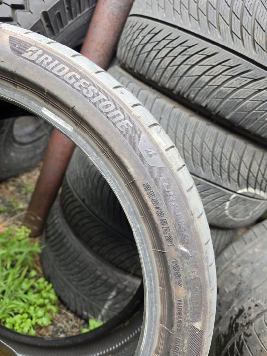 2× Шина летняя Bridgestone Turanza 6 285/35R21 105 Y защита диска, усилитель (XL) * - BMW, фото 3