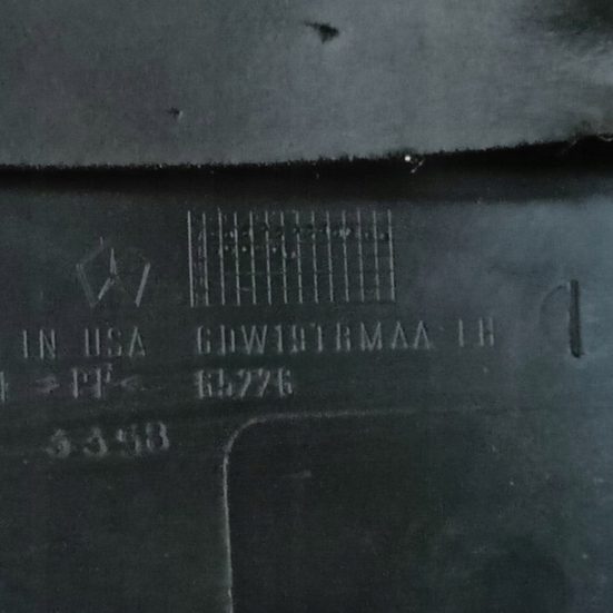 Пластик заглушка защита левая JEEP WRANGLER JL 6DW19TRMAA, фото 3