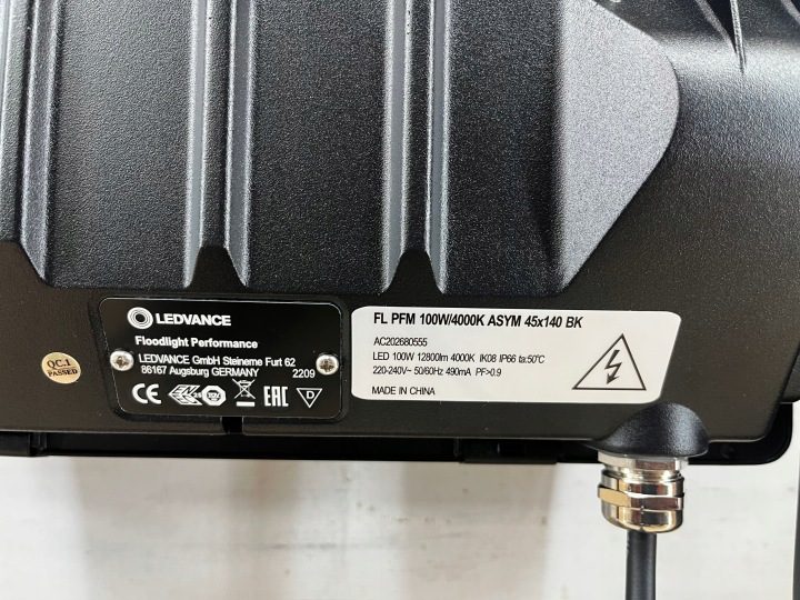 Прожектор LED Фара Наружная 100W 12800lm 4000K IP66 Floodlight, фото 4