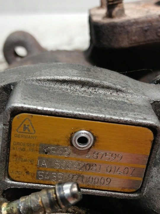 ТУРБИНА CITROEN C3 I 1.4 HDI KP35487599 54359710009, фото 3