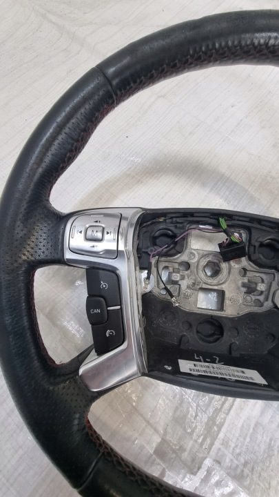 Руль Ford S-MAX MK1 РЕСТАЙЛИНГ красный строчка AM213600LA, фото 6