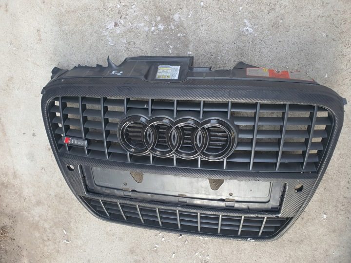 AUDI A4 B7 S-LINE РЕШЕТКА В СБОРЕ ОРИГИНАЛ. ХРОМ 8E0853651M, фото 8