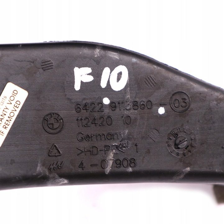BMW F01 F02 F10 Воздуховод Воздуха Задний 9113860, фото 5
