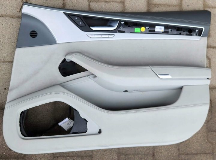 Audi A8 обшивки двери кожа Siwa + алькантара 4 шт. A18, фото 4