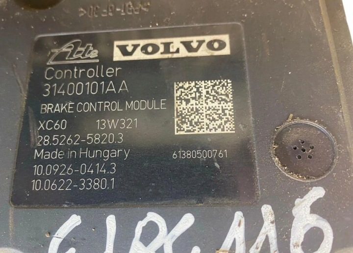 Насос ABS VOLVO XC60 31400101AA 2.0L бензин 180 кВт 2015, фото 7