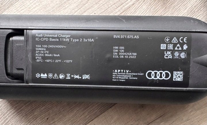 Audi E-Tron Гибрид Электро В сборе Зарядное устройство Сетевое + Siła 11 кВт Оригинал., фото 8