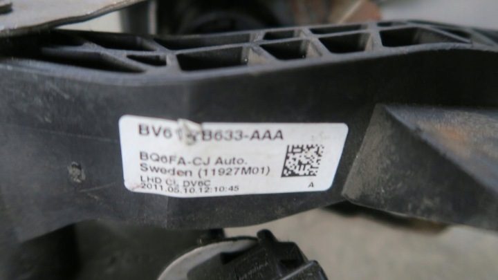 Ford Focus MK3 кулиса педали ГАЗ тормоз сцепление, фото 5
