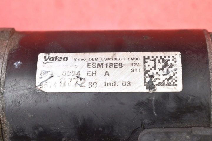 Стартер тест 9674077280 Peugeot 308 1 I T9 1.2 THP 110 л.с. 13-17, фото 8