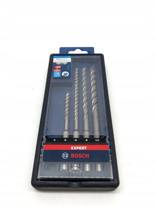 Комплект 5 сверл SDS-Plus plus-7X Bosch Expert, фото 4