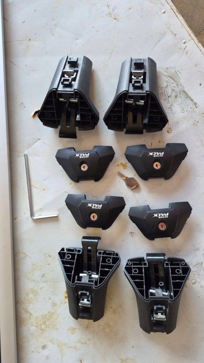 Inter Pack Virgo IR 120 G2 багажник на крышу рейлинги серебристые 75 кг T-profil, фото 4