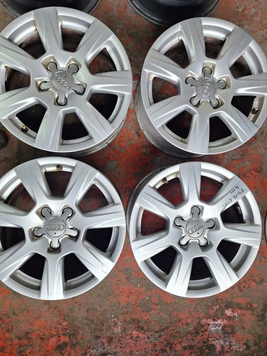 4× Литой диск Audi OE S2 8B S6 C4 Q2 GA Q3 8U 7.0" x 16" 5x112 ET 45, фото 1