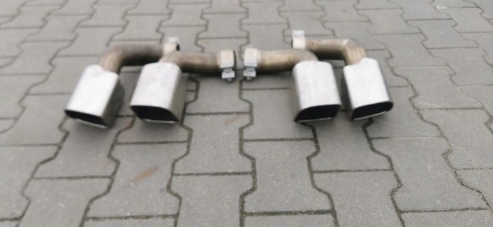 PORSCHE CAYENNE 9Y0 18- Насадки глушителя компл. 9Y0253824E 9Y0253826C, фото 3