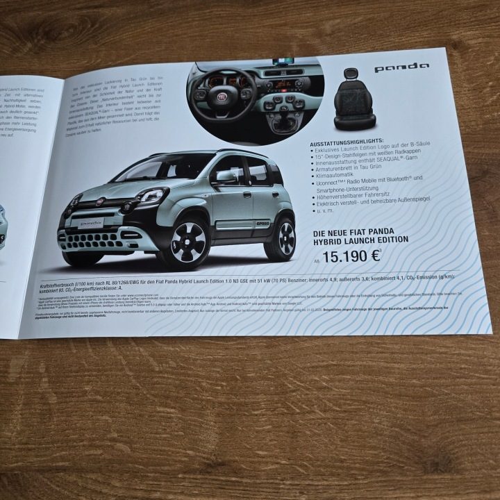 Fiat 500 i Panda Гибрид Launch Edition 2020, фото 3