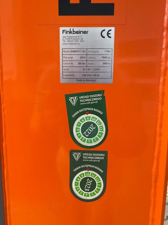 RAVAGLIOLI Mobilne колонки Alpha Серия 6 x 7,5T elektrohydrauliczne, фото 6