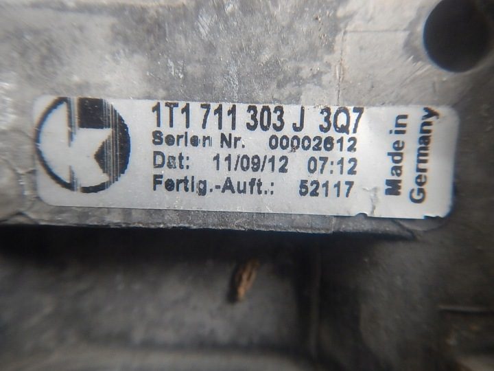 VW Touran II рестайлинг 10- рычаг ручного тормоза 1T1711303J европа, фото 5