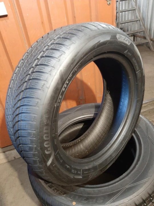 Шина зимняя Goodyear UltraGrip Performance 3 225/55R17 97 H сцепление на снегу (3PMSF), защита диска, фото 8
