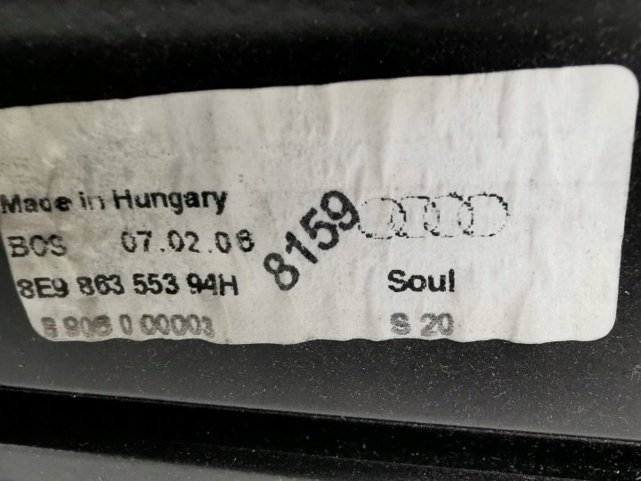 Шторка багажника Audi OE 8E9863553 94H, фото 8