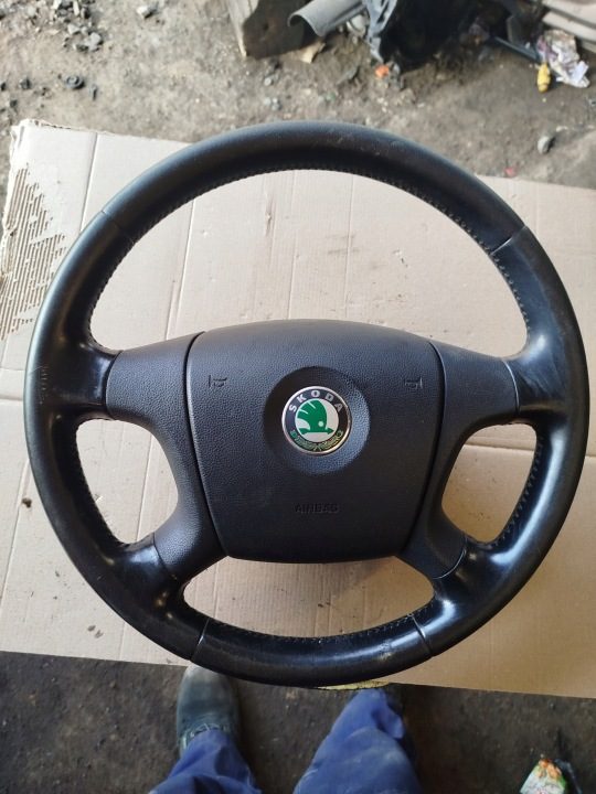 Skoda Octavia II 2 04-13 РУЛЬ С ПОДУШКА БЕЗОПАСНОСТИ OE 1Z0419091M, фото 1