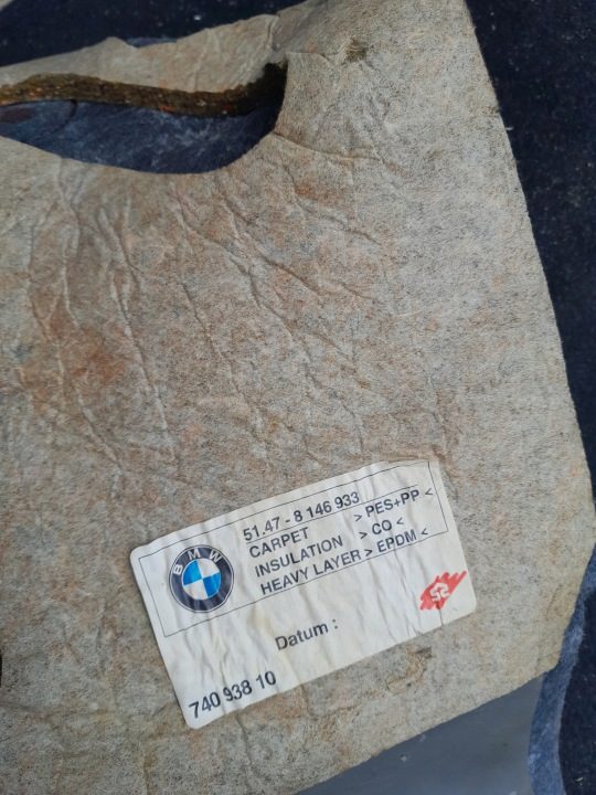 BMW e36 Compact обивки пол багажника, фото 7