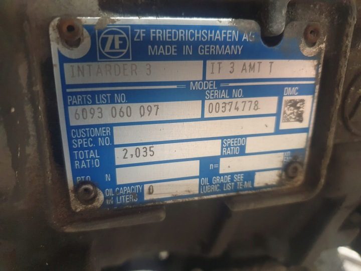 MAN TGX TGS retarder intarder ZF IT3AMT T, фото 1